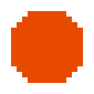 Orange circle
